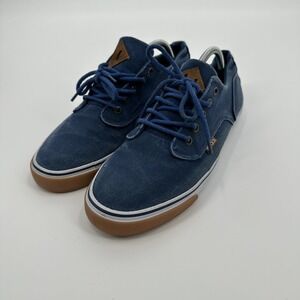 Radii Axel Shoes Mens Size 11 Blue Canvas Low Top Casual Skate Sneakers Lace Up